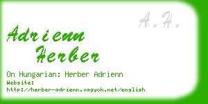 adrienn herber business card